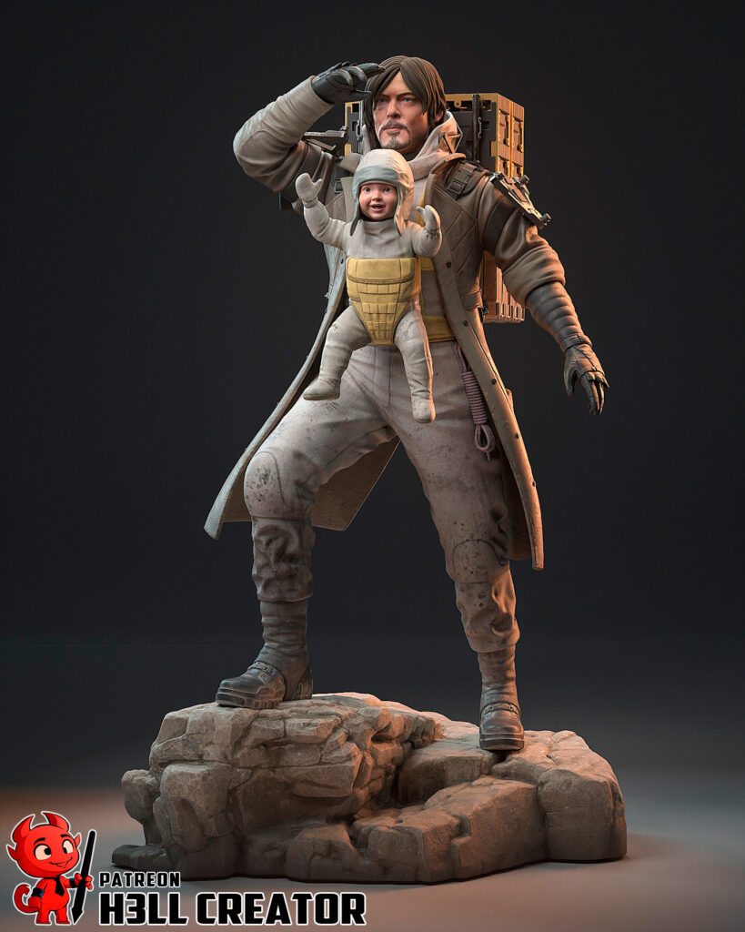 Sam Porter Bridges - Death Stranding - figurka 3D Drukarnia Marzeń