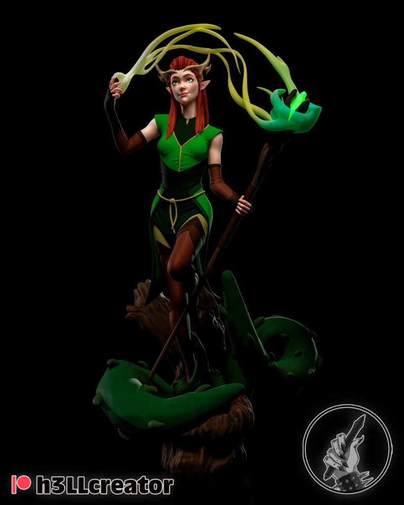 Keyleth - The Legend of Vox Machina - figurka 3D Drukarnia Marzeń