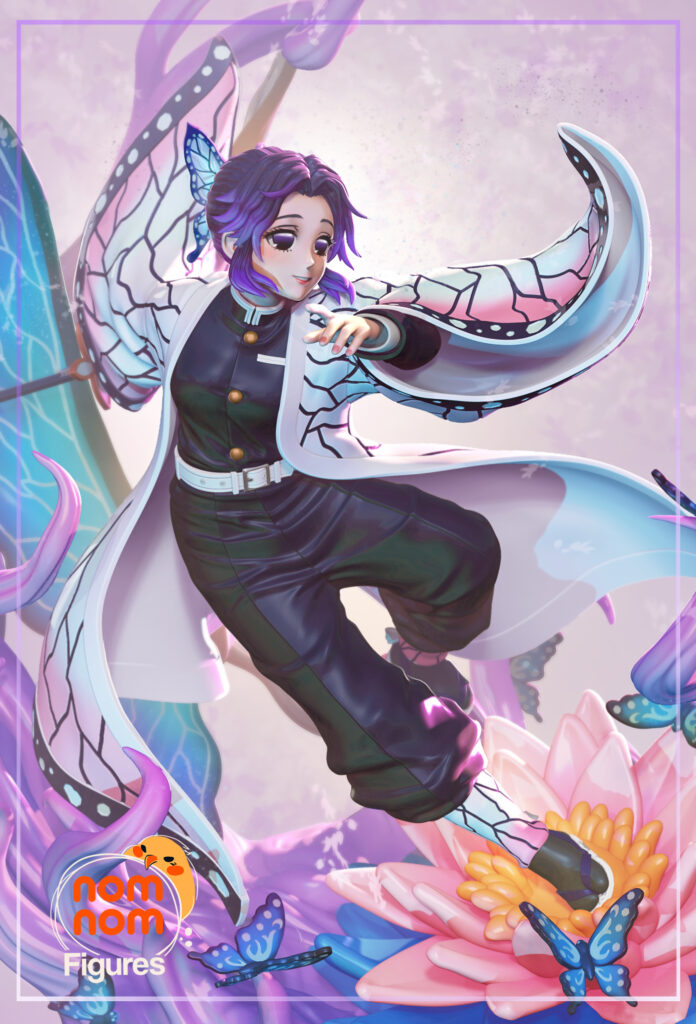 Shinobu Kocho - Demon Slayer - figurka 3D Drukarnia Marzeń