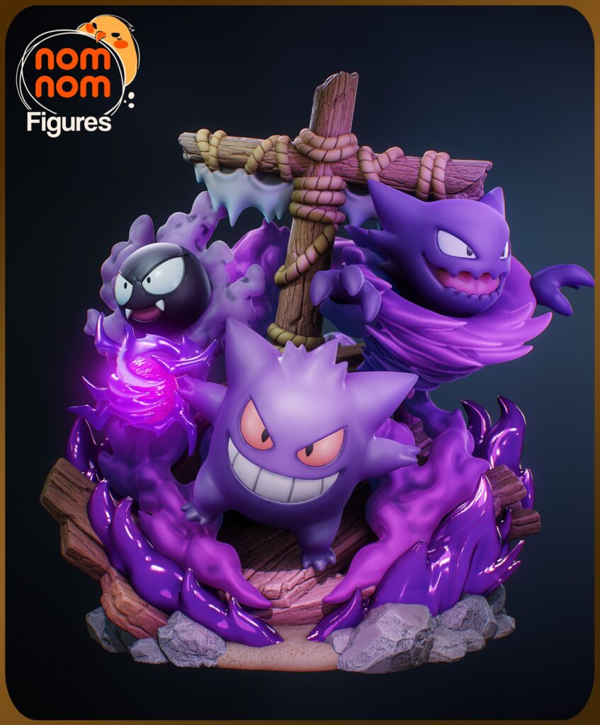 Chibi Ghost - Pokemon - figurka 3D Drukarnia Marzeń