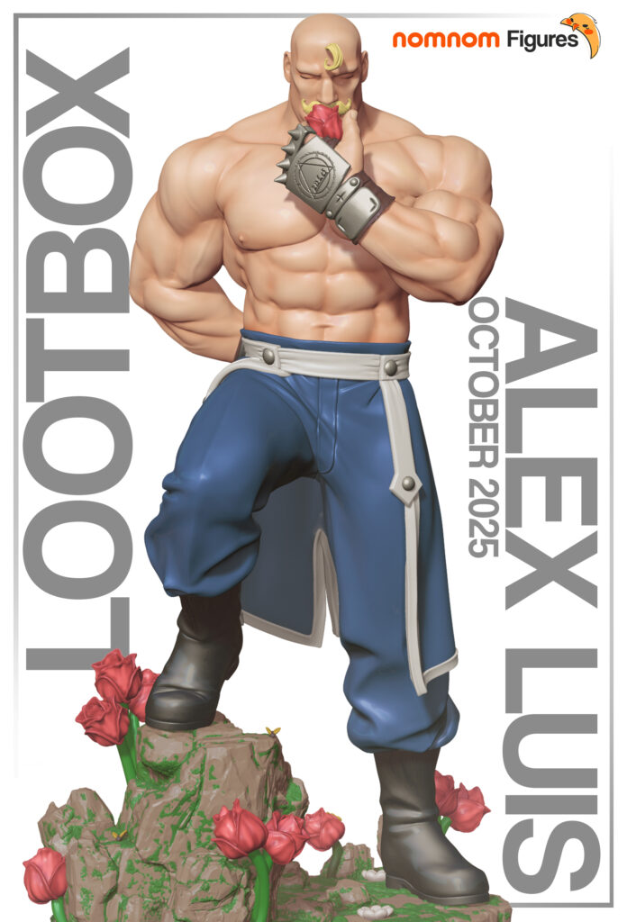 Alex Luis Armstrong - Fullmetal Alchemist - figurka 3D Drukarnia Marzeń