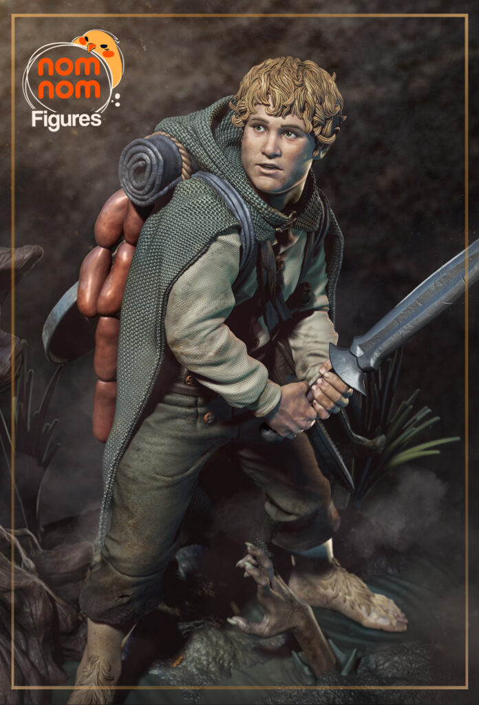Samwise Gamgee - Lord of the Rings - figurka 3D Drukarnia Marzeń
