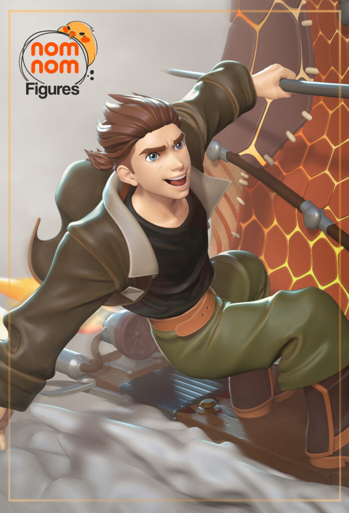 Jim Hawkins - Treasure Planet - figurka 3D Drukarnia Marzeń