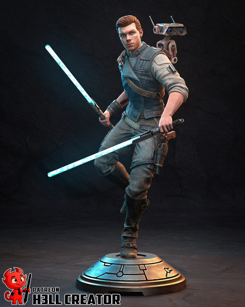 Cal Kestis - Star Wars Jedi: Survivor - figurka 3D Drukarnia Marzeń