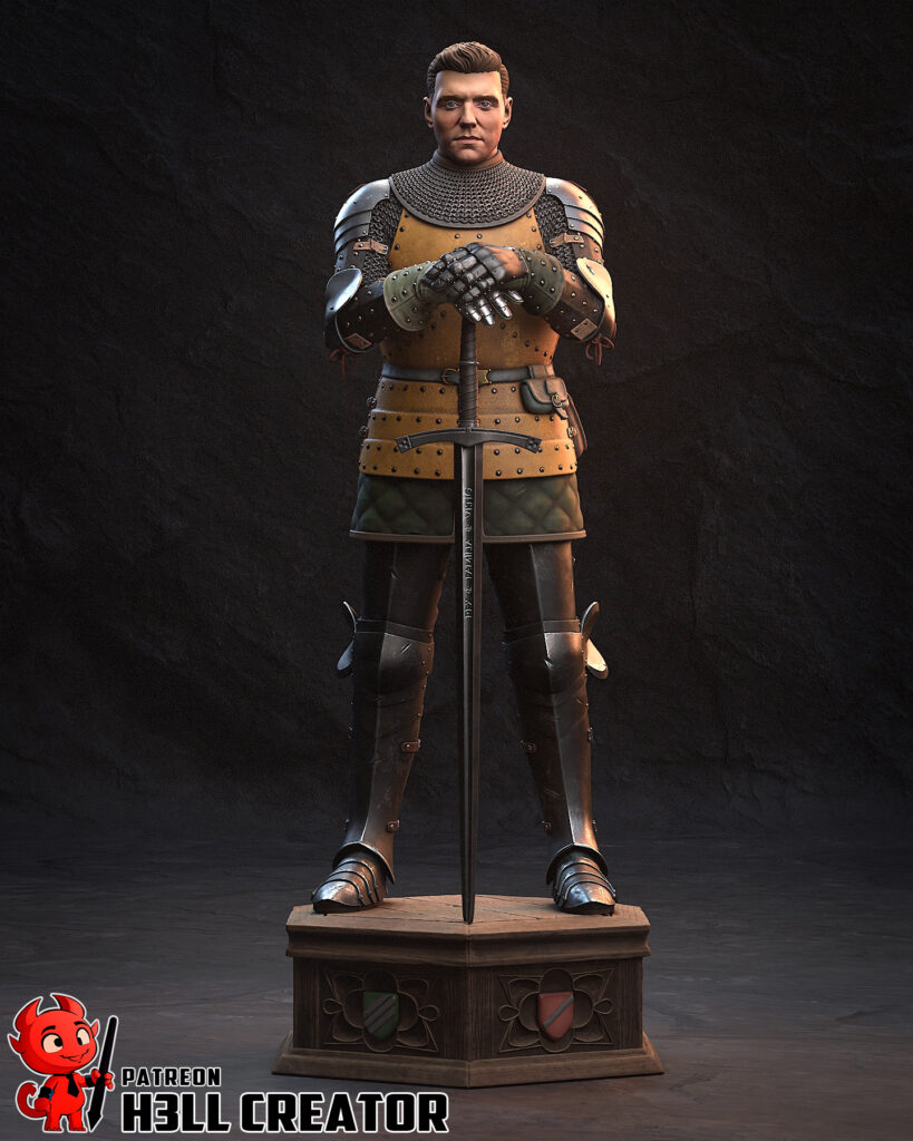 Henry of Skalitz - Kingdom Come Deliverance - figurka 3D Drukarnia Marzeń