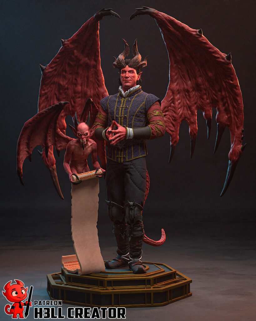 Raphael - Baldur’s Gate 3 - figurka 3D Drukarnia Marzeń