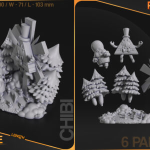 Chibi Bill Cypher - Gravity Falls - miniatura 6