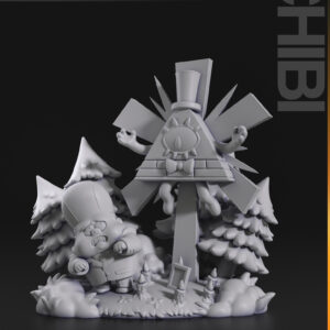 Chibi Bill Cypher - Gravity Falls - miniatura 2