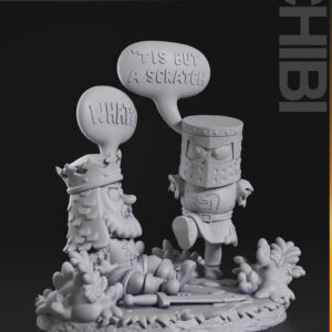 Chibi The Black Knight - Monty Python - miniatura 3