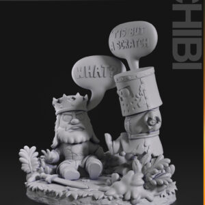 Chibi The Black Knight - Monty Python - miniatura 4