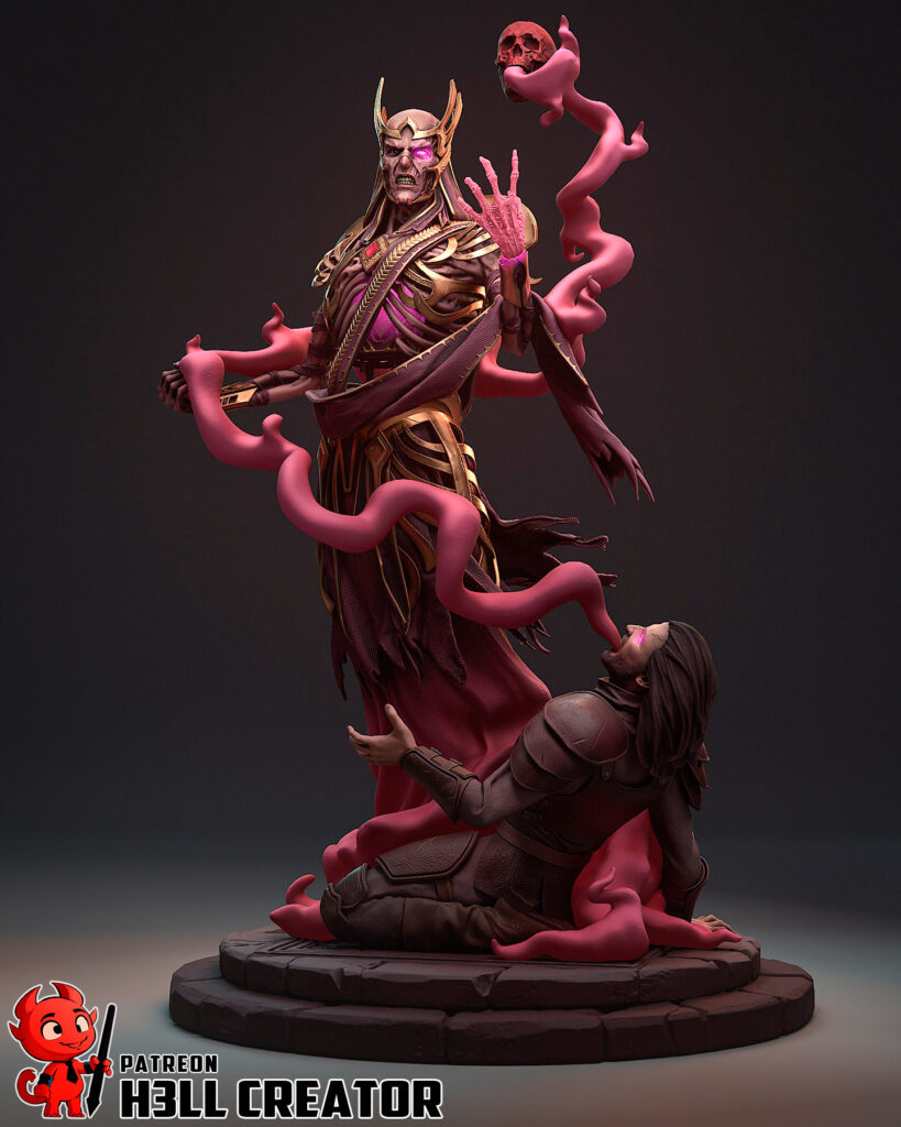 Vecna - Dungeons & Dragons - figurka 3D Drukarnia Marzeń