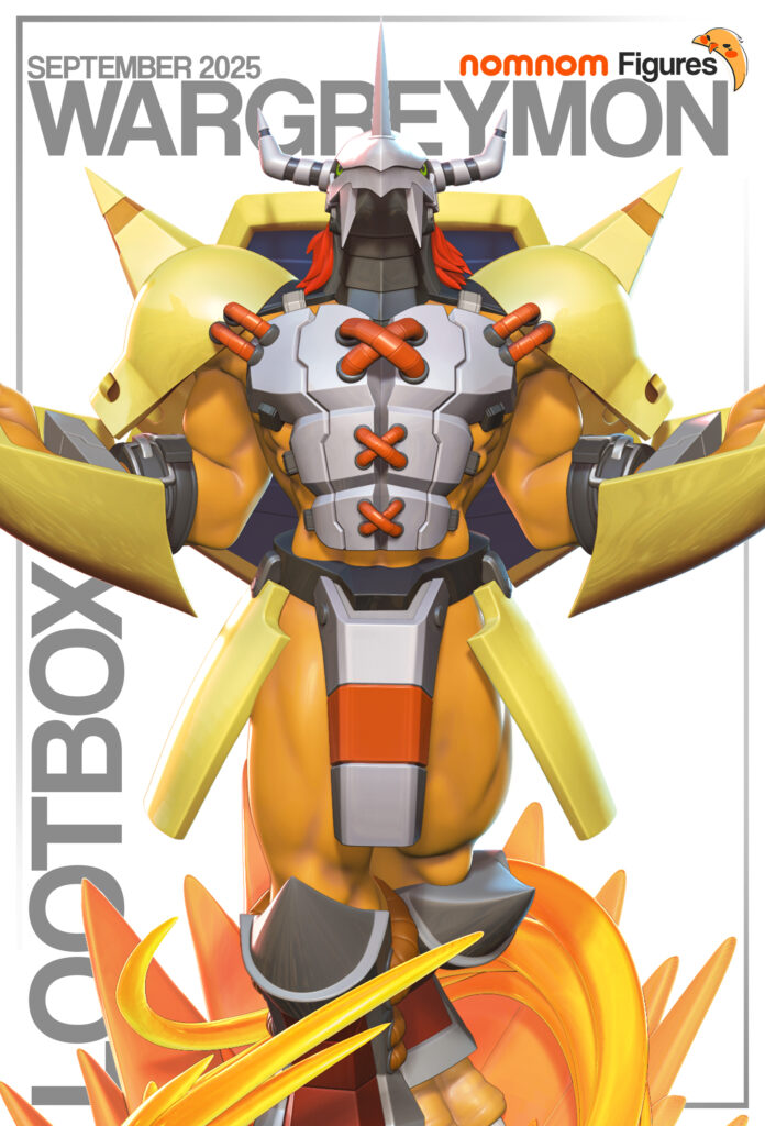 Wargreymon - Digimon - figurka 3D Drukarnia Marzeń