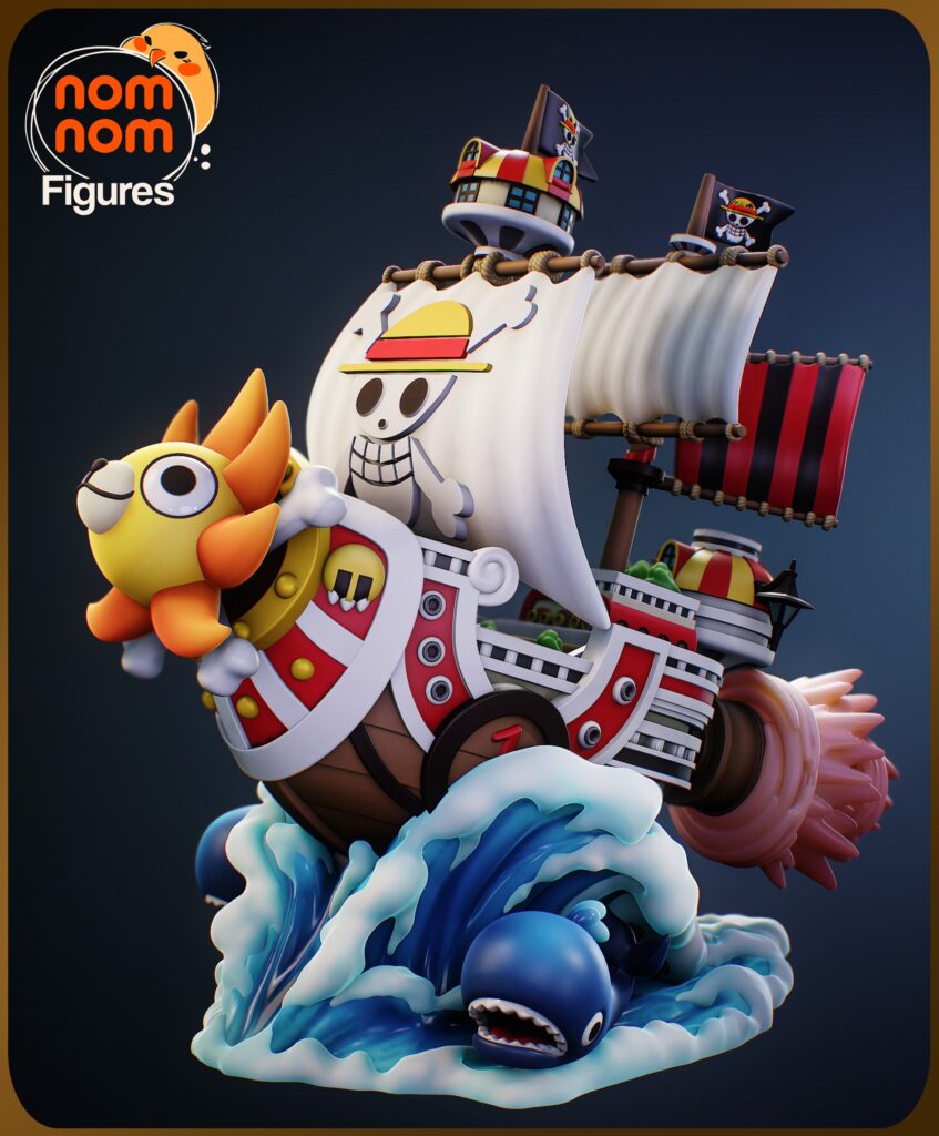 Chibi Thousand Sunny - One Piece - figurka 3D Drukarnia Marzeń