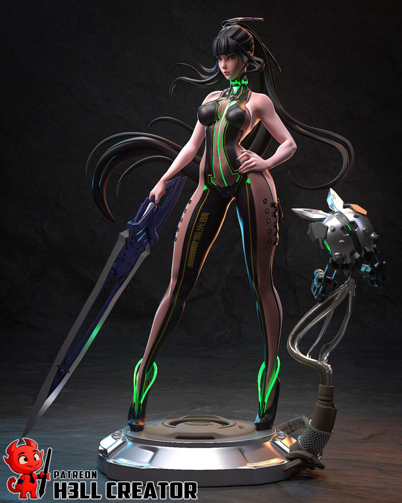 EVE - Stellar Blade - figurka 3D Drukarnia Marzeń