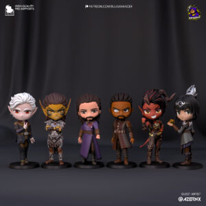 Chibi Shadowheart - Baldur’s Gate 3 - miniatura 5