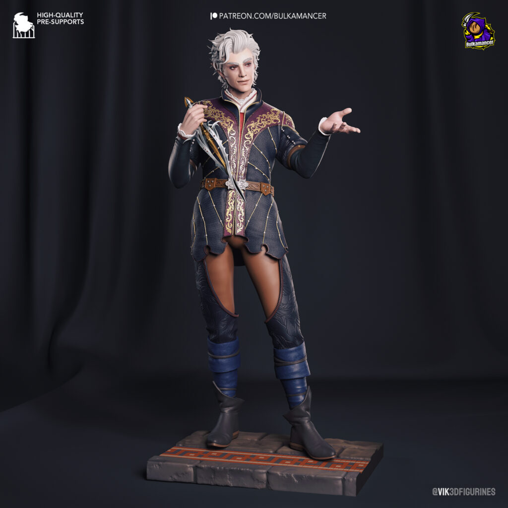 Astarion – Baldur’s Gate 3 - figurka 3D Drukarnia Marzeń