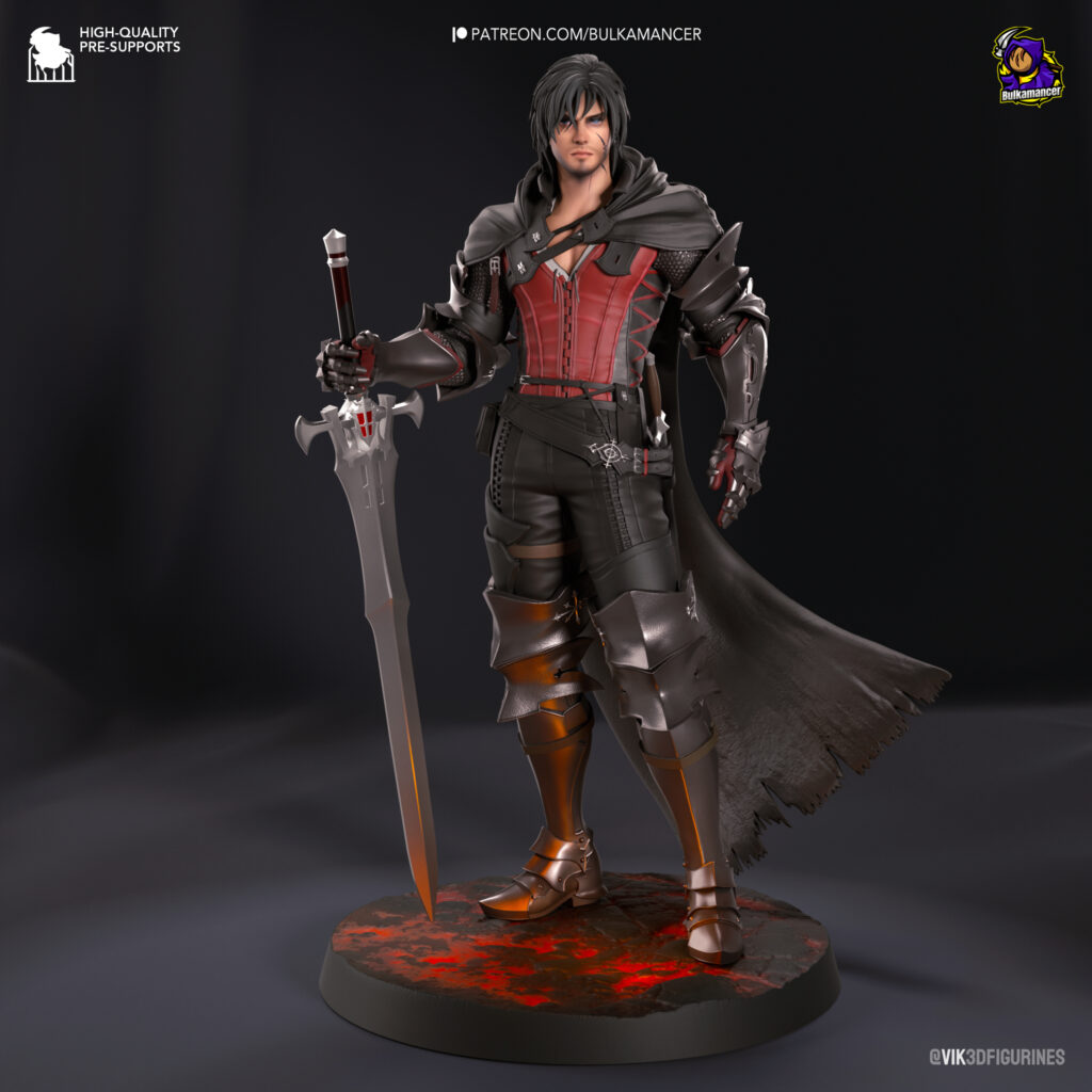 Clive Rosfield - Final Fantasy - figurka 3D Drukarnia Marzeń