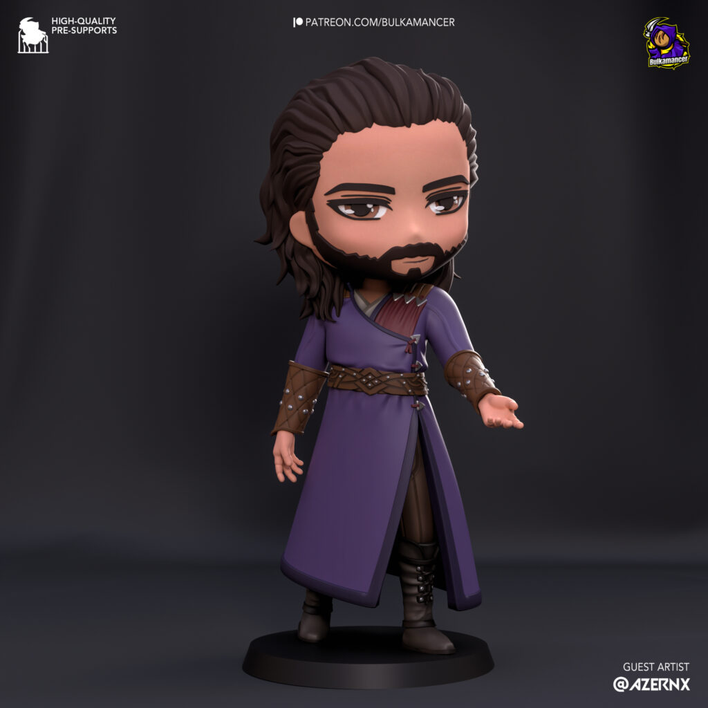 Chibi Gale - Baldur’s Gate 3 - figurka 3D Drukarnia Marzeń