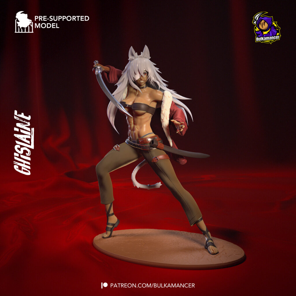 Ghislaine Dedoldia - Mushoku Tensei - figurka 3D Drukarnia Marzeń