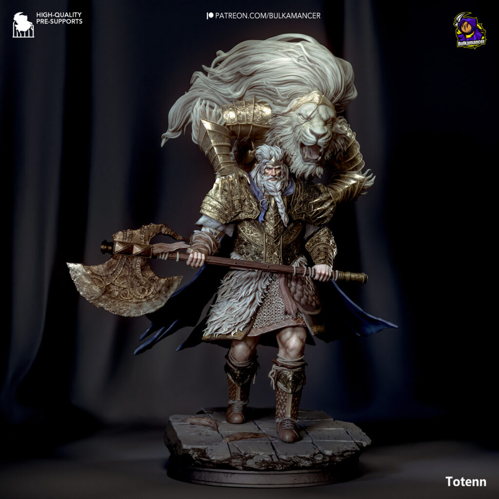 Godfrey - Elden Ring - figurka 3D Drukarnia Marzeń