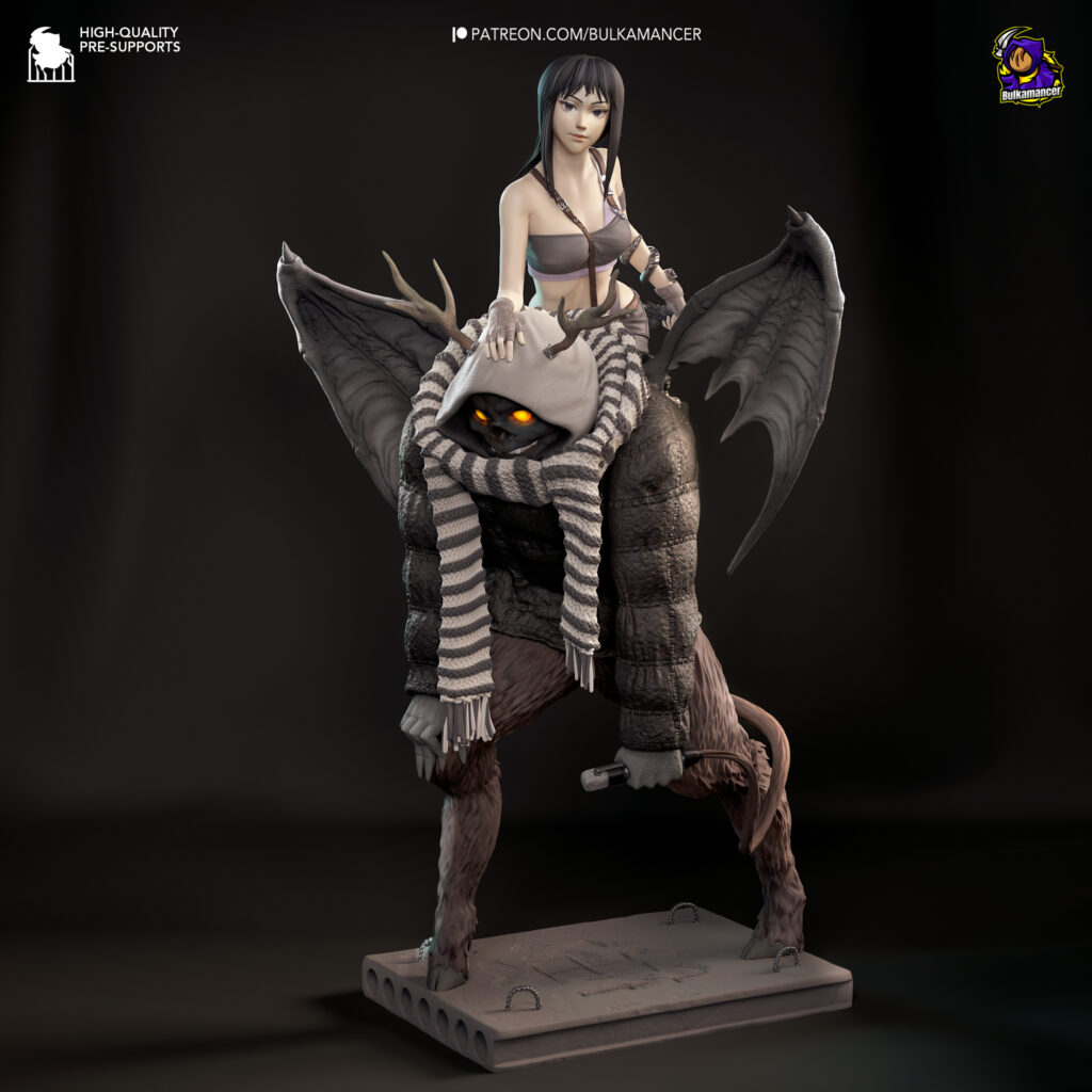 Haru - Dorohedoro - figurka 3D Drukarnia Marzeń