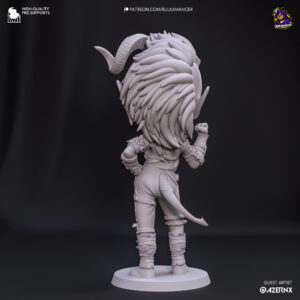 Chibi Karlach - Baldur’s Gate 3 - miniatura 3