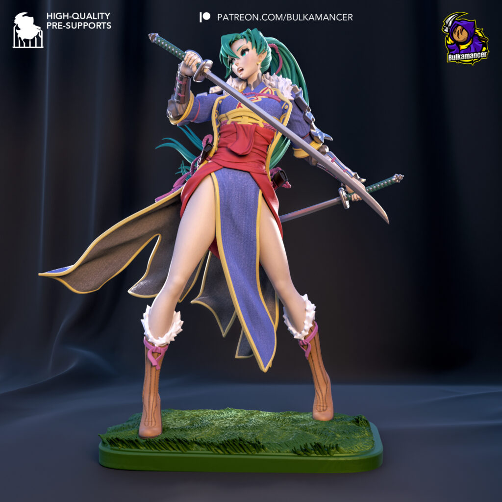 Lyn - Fire Emblem - figurka 3D Drukarnia Marzeń