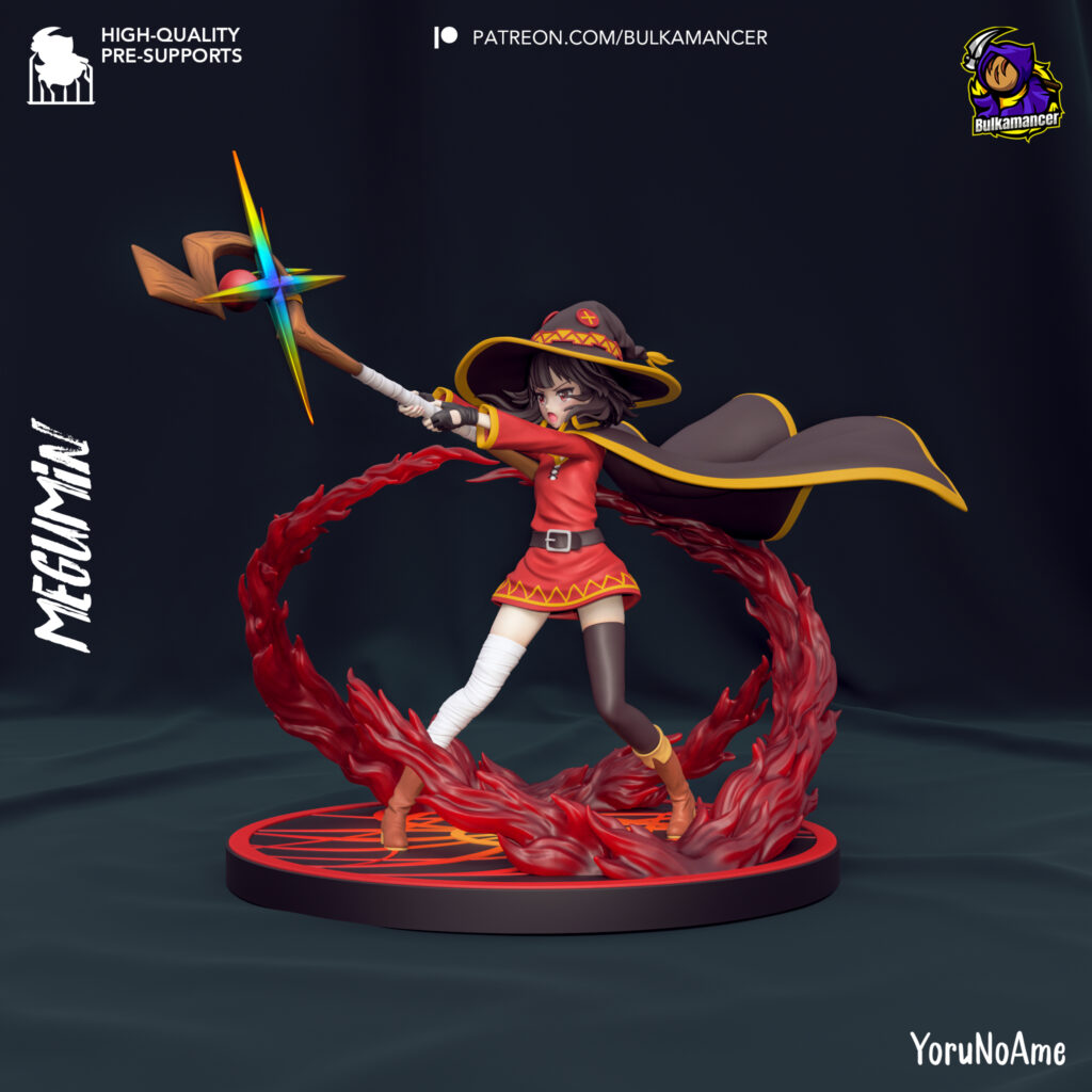 Megumin - Konosuba - figurka 3D Drukarnia Marzeń