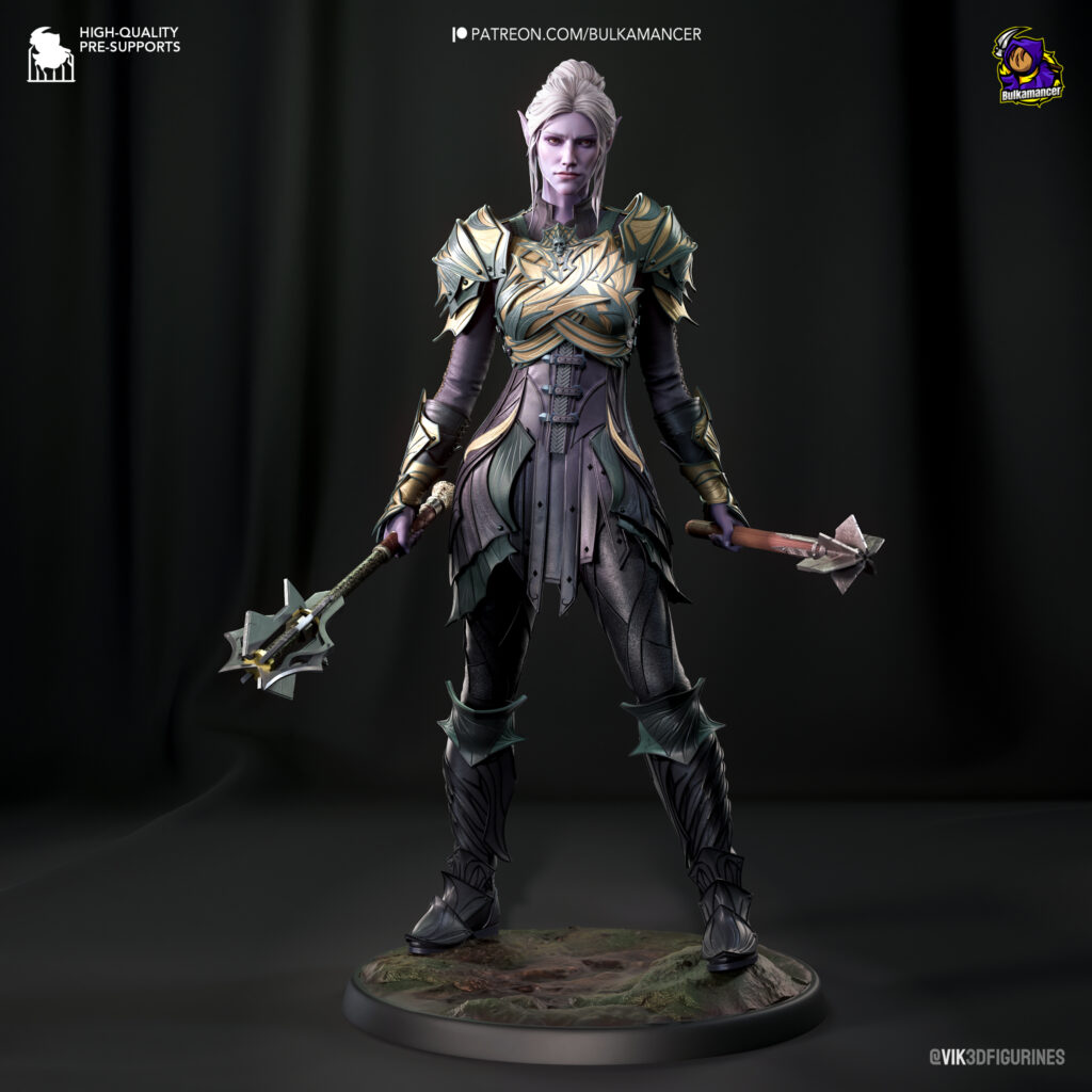 Minthara - Baldur’s Gate 3 - figurka 3D Drukarnia Marzeń