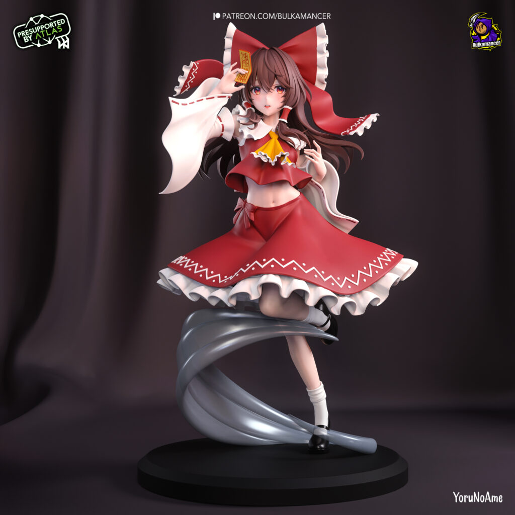 Reimu Hakurei - Touhou Project - figurka 3D Drukarnia Marzeń
