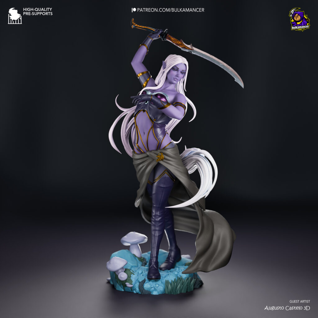 Eilistraee - Forgotten Realms - figurka 3D Drukarnia Marzeń