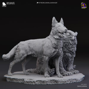 Scratch & Owlbear Cub - Baldur’s Gate 3 - miniatura 3