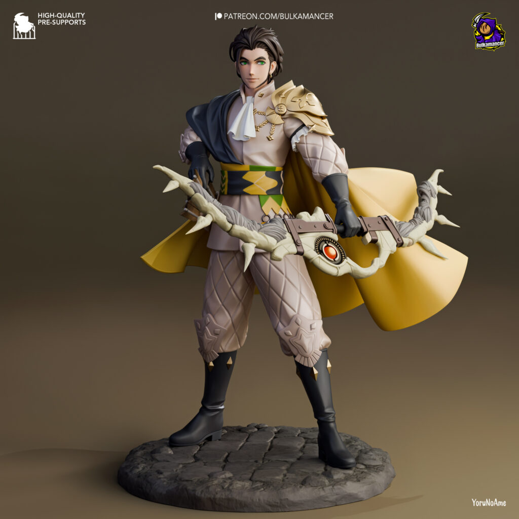 Claude - Fire Emblem - figurka 3D Drukarnia Marzeń