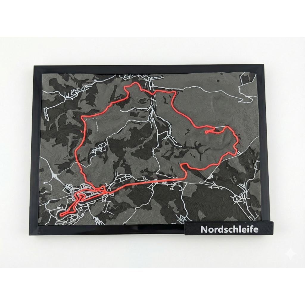 Nordschleife - Nürburgring- Tor wyścigowy 3d - figurka 3D Drukarnia Marzeń