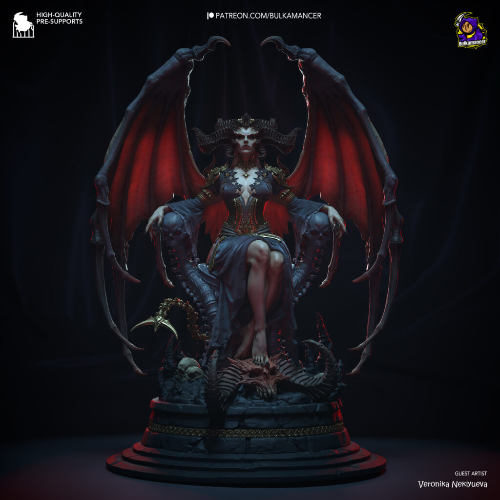 Lilith – Diablo IV - figurka 3D Drukarnia Marzeń