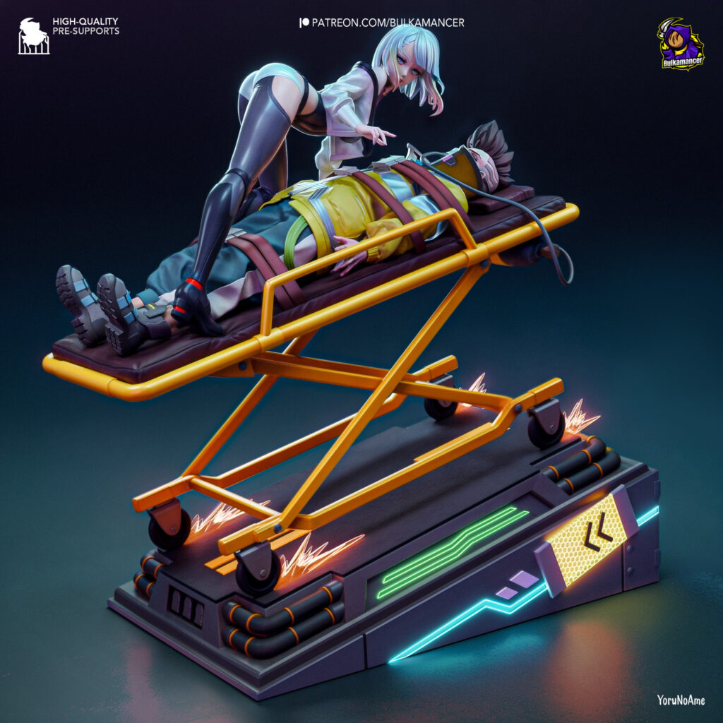 Lucy - Cyberpunk: Edgerunners - figurka 3D Drukarnia Marzeń