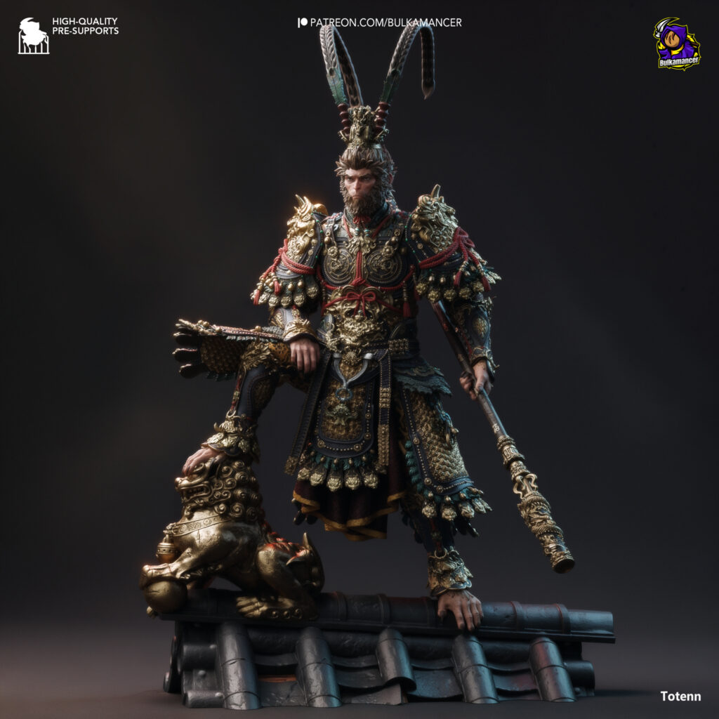 Destined One - Black Myth: Wukong - figurka 3D Drukarnia Marzeń