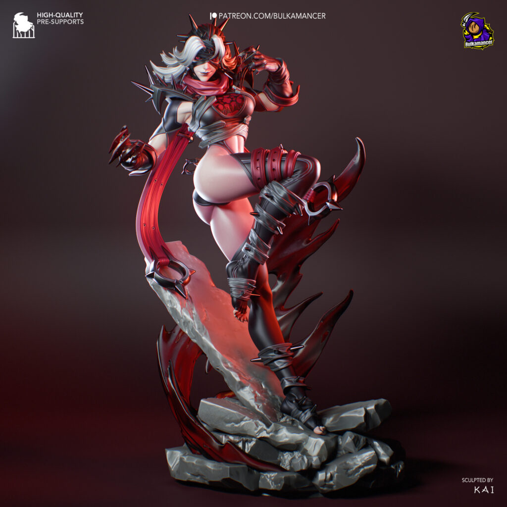 Invisible Woman Malice - Marvel Rivals - figurka 3D Drukarnia Marzeń