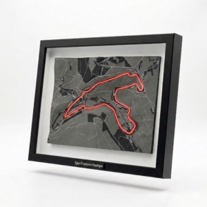 Spa Francorchamps (Belgia) – Tor wyścigowy 3d w ramce