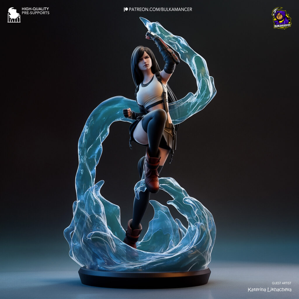 Tifa Lockhart - Final Fantasy VII - figurka 3D Drukarnia Marzeń