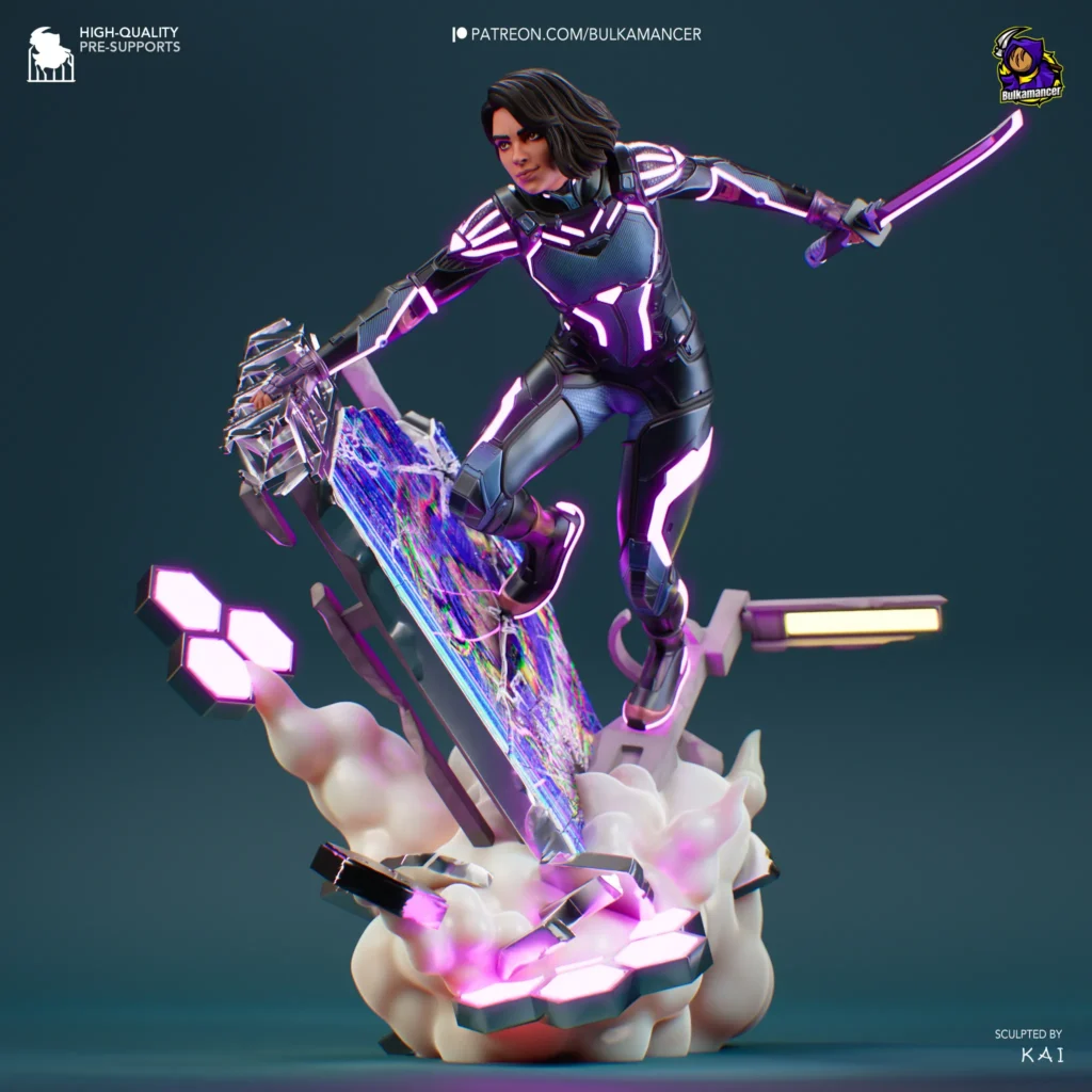 Mio - Split Fiction - figurka 3D Drukarnia Marzeń