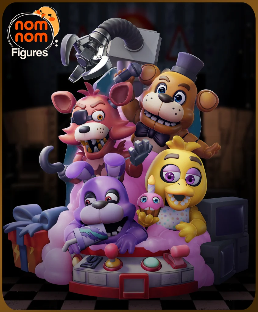 Chibi Five Nights at Freddy's - figurka 3D Drukarnia Marzeń