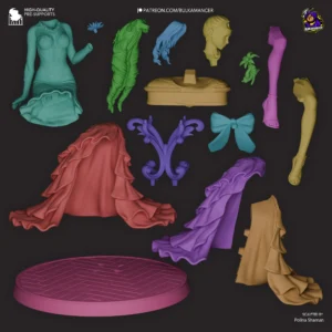Aerith in Red Dress – Final Fantasy VII - miniatura 7