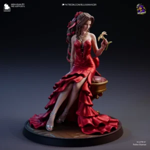 Aerith in Red Dress – Final Fantasy VII