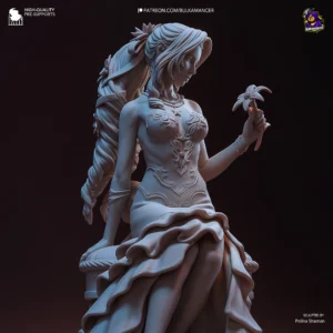 Aerith in Red Dress – Final Fantasy VII - miniatura 5