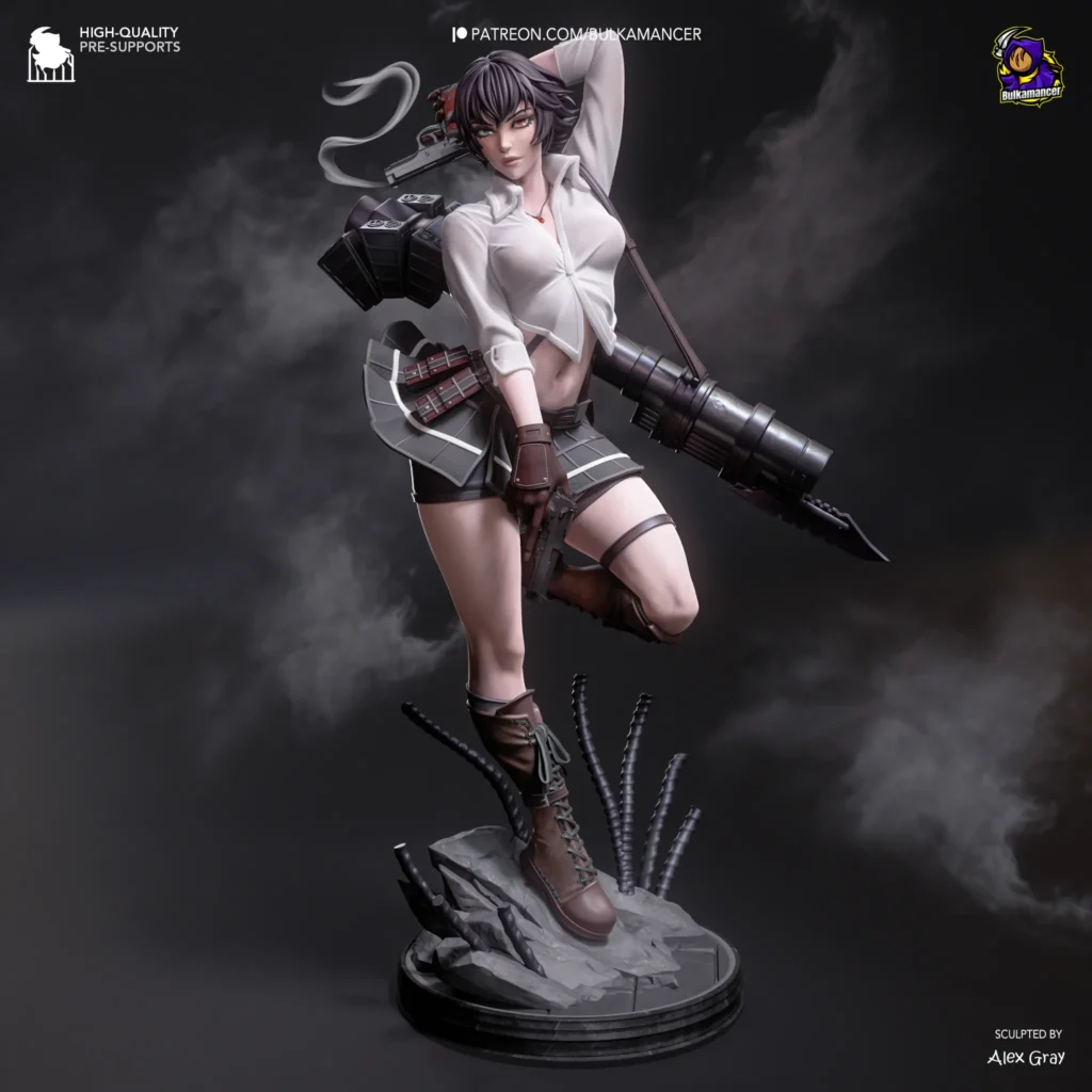 Lady – Devil May Cry 3 - figurka 3D Drukarnia Marzeń